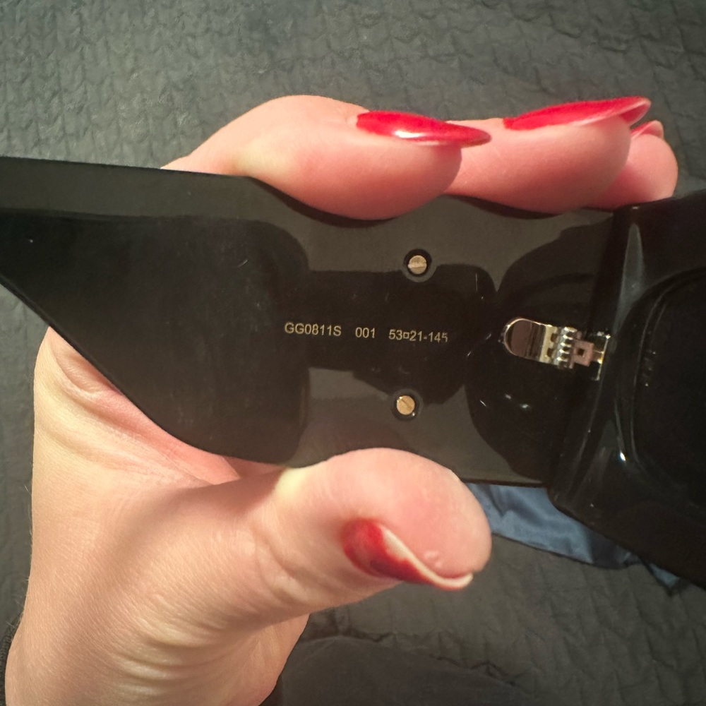 Brand New Gucci Marmont GG0811S Black Sunglasses $450 - Picture 8 of 9
